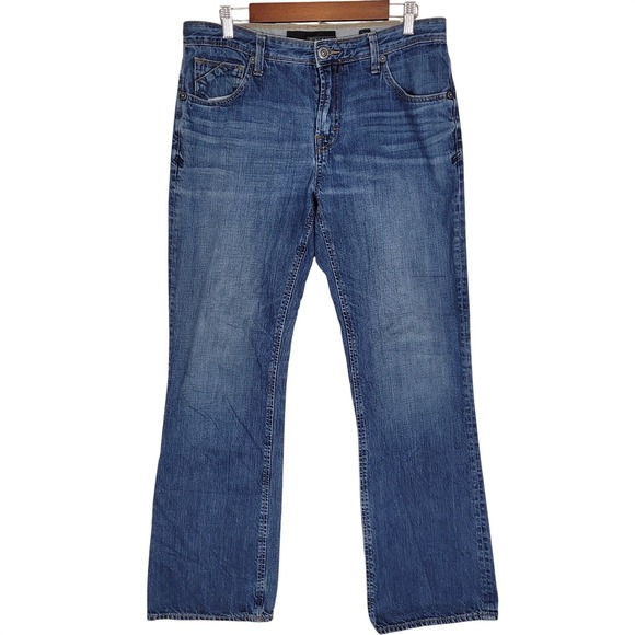 Buckle Other - Buckle Black Jeans Men's Size 32R 33* x 31 Blue Fit No 9 Bootleg Denim Stretch